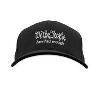 EvolveFISH We The People Have Had Enough Embroidered Adult Cool & Dry Sport Cap Hat, Black, S