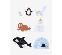 Evolving 3D Ice floe puzzles in FSC® wood white