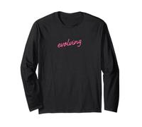 Evolving Positive Affirmation Script Long Sleeve T-Shirt