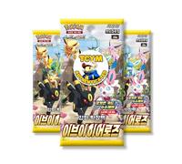 Evolving Skies Eevee Heroes Korean 3 Booster Packs | TCYM Authenticated | Korean Pokemon Cards | Pokemon Evolving Skies Booster Packs | Pokémon Sword and Shield