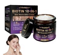 Evolvion Biotin 10-in-1 Skin Restoration Cream, 2026 Evolvion Biotin 10-in-1 All-in-One Barrier Repair Cream, Deeply nourishes the skin and reduces skin blemishes 50g (1 pc)