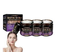 Evolvion Biotin 10-in-1 Skin Restoration Cream， Evolvion Cream, Natural Collagen Lifting Serum for All Skin Types (3)