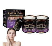 Evolvion Biotin 10-in-1 Skin Restoration Cream， Evolvion Cream, Natural Collagen Lifting Serum for All Skin Types (2)