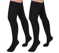 Evolyline Medical Closed Toe Thigh High Compression Stockings for Women & Men with Silicone Band, Firm 20-30 mmHg Compression Socks Graduated Support for Varicose Veins Edema Flight