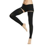 Evolyline Medical Toeless Thigh High Compression Stockings Women & Men with Silicone Band, 15-20 mmHg Flight Socks for Women Compression Socks Graduated Support Socks for Varicose Veins Edema