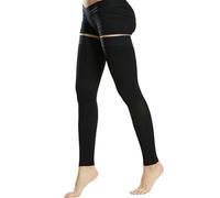 Evolyline Medical Toeless Thigh High Compression Stockings Women & Men with Silicone Band, Firm 20-30 mmHg Compression Socks Graduated Support Socks Stockings for Varicose Veins, Edema, Flight Flying