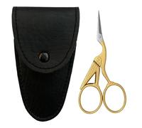 Evolyne Embroidery Scissors, Small Crane Sewing Scissors, Stainless Steel, Vintage Style, Suitable for Embroidery, Needlework, Sewing, DIY Crafts and Daily Use