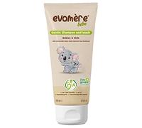 Evomere bebe Gentle Shampoo and Wash for Babies and Kids, Bio, No-tear Formula, Hypoallergenic 200 mL / 6.76 fl. oz.