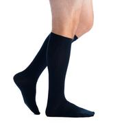 EvoNation Men’s Knee High 30-40 mmHg Graduated Compression Socks - Extra Firm Pressure Compression Garment Navy Large