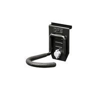 EVOpanel Bike Hook - for Supporting Bikes Perpendicular to The Garage Wall - Several Bikes May be stored Side-by-Side in This Manner | Garage Accessories | Black