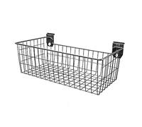 EVOPanel Deep Basket - Fill This Useful Basket With Toys, Tools, Containers, Sports Gear & More | Wall Storage System | Black (W600 X D300mm X H110mm)