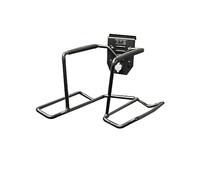 EVOpanel Heavy Duty Tennis Racket Holder - Premium Quality Amplified Storage Space, Suitable for Squash, Tennis & Badminton Rackets, 6 Tennis Balls Tray - Garage Accessories - Black