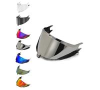 EvoParts Visor Compatible with Shark Spartan GT Spartan GT Pro Spartan RS (Silver)