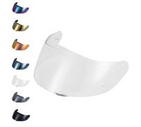 EvoParts visor GT4-1 GT4-2 compatible helmet AGV K1 K1S K5 K5S pinlock ready (Clear, XXS XS S MS M)