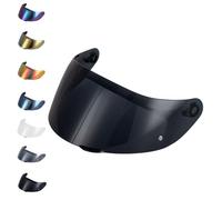 EvoParts visor GT4-1 GT4-2 compatible helmet AGV K1 K1S K5 K5S pinlock ready (Dark 80%, XXS XS S MS M)