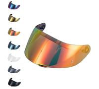 EvoParts visor GT4-1 GT4-2 compatible helmet AGV K1 K1S K5 K5S pinlock ready (Red, ML L XL XXL)