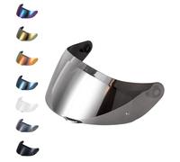 EvoParts visor GT4-1 GT4-2 compatible helmet AGV K1 K1S K5 K5S pinlock ready (Silver, ML L XL XXL)