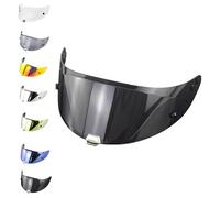 EvoParts Visor Hj-26 for Hjc Rpha 70 Helmet - Rpha 11 Pinlock ready and tear off ready (black 80%)