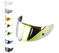 EvoParts Visor Hj-26 for Hjc Rpha 70 Helmet - Rpha 11 Pinlock Ready and Tear Off Ready (Gold)