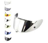 EvoParts Visor Hj-26 for HJC RPHA 70 Helmet - RPHA 11 Pinlock Ready and Tear Off Ready (Silver)