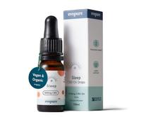 Evopure Sleep CBD Oil 500mg | Passion Flower & Relax Terpenes | Fall Asleep Faster | THC Free Vegan | 10ml