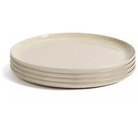 Evora 4 Piece Stoneware Dinner Plate Have A Beautiful Reactive Glaze It's What Makes Each Piece Subtly Unique - Natural