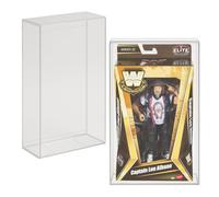EVORETRO Action Figure Protectors for WWE Legends Series 22 - 10 Pack 0.40mm PET Cases, Clear Acid-Free Display Boxes for Collectible Storage, Dustproof & Scratch-Resistant Sleeves