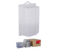 EVORETRO Display Case Compatible with 3.75 inch Star Wars & Gi-Joe Carded Action Figures -25 Scratch Resistant Blister Pack PVC Protector