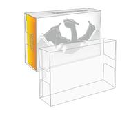 EVORETRO Display Case Protector Compatible with Pokémon TCG Sword & Shield Charizard Ultra Premium Collection Box (Pokemon Collection Box NOT Included) 0.50mm PET Plastic Protector Case