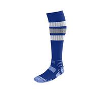EvoShield Pro-srz Striped Game Socks, Royal, L