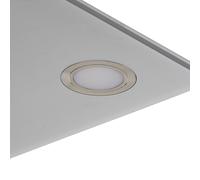 Evotec Pano square LED hanging light, metallic