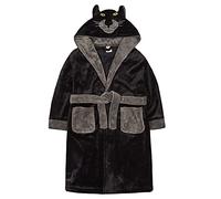 Evotex Trading Boys/Childrens Black Panther Fleece Kids Robe Dressing Gown Age 7/8 Years