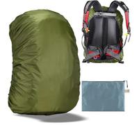 Evotopf Waterproof Backpack Rain Cover with Adjustable Anti Slip Buckle Strap & Sliver Coating Reinforced Inner Layer for Camping, Hiking, Traveling, Hunting, Biking and More, 30-40L(Green)