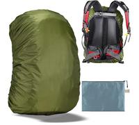 Evotopf Waterproof Backpack Rain Cover with Adjustable Anti Slip Buckle Strap & Sliver Coating Reinforced Inner Layer for Camping, Hiking, Traveling, Hunting, Biking and More, 15-25L(Green)