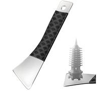 EVOULTES Upgraded 3D Printer Scraper Tool, Polished Stainless Metal 3D Printer Spatula for Model Removal Safety, Professional 3D Printing Accessories Without Damage Building Bed