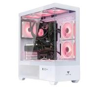 Evounic ARGB Gaming PC Computer,Ryzen 5 3500X,GTX1060 Graphics,16GB DDR4 RAM,512GB NVME SSD,1TB HDD,WiFi6,BT 5.4 Windows 11,RGB Keyboard & Mouse,Liquid Cooled PC Desktop
