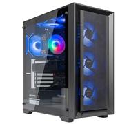 Evounic Extreme Gaming Desktop Computer - 2× E5-2699 v3 (36 Cores / 72 Threads), RTX 5060, 128GB DDR4 RAM, 1TB SSD + 4TB HDD, 800W PSU, Wi-Fi 6 & Bluetooth 5.4, 10× ARGB Cooling Fans, Windows 11 Pro