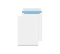 Evour A4 / C4 Self Seal White Pocket Envelopes - 229x324mm, 100 GSM, No Window - Bulk Pack for Home, Office, and Business Mailing Strong Quality Pack of 100