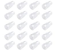 EVOZOOD Presta Valve Caps Plastic Bicycle Air Valve Dust Cover for Presta/French MTB Mountain Road Bike 20pcs Clear