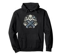 Evp Electronic Voice Phenomena Waveform Ghost Hunting Pullover Hoodie