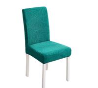EVPCPWTYZY Solid Color Chair Covers Standard furniture Stain Resistant And Dust Resistant Suitable for All Seasons(Emerald green,4pc)