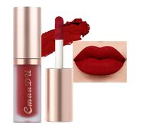evpct - 1 x Liquid Lipstick Brick Red Ruby Matte Lip Gloss Set for Black Women Silky Velvet 24 Hours
