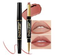 evpct 1Pcs Fairest Nude Velvet Matte Lip Liner and Lipstick Combo Set Kit for Women, Magic 24 Hours Lipstick and Lip Liner Makeup Set Stain Long Lasting Waterproof labial, 47#