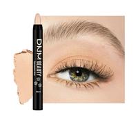 evpct Matte Beige Nude Eye Shadow Highlighter for Women Silky Eye Shadow Applicator Nude Beige Waterproof Smudge