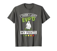 Evp's My Pants Halloween Ghost Hunter Paranormal Hunting T-Shirt, Men, Asphalt Grey, X-Large