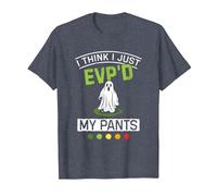 Evp's My Pants Halloween Ghost Hunter Paranormal Hunting T-Shirt, Men, Heather Blue, X-Large