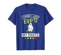 Evp's My Pants Halloween Ghost Hunter Paranormal Hunting T-Shirt, Men, Royal Blue, Large