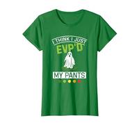 Evp's My Pants Halloween Ghost Hunter Paranormal Hunting T-Shirt, Women, Kelly Green, 3X-Large