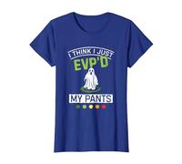 Evp's My Pants Halloween Ghost Hunter Paranormal Hunting T-Shirt, Women, Royal Blue, 3X-Large