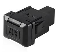 EVRBUL Aux Port Audio Adapter Input Jack Auxiliary Input Jack Assembly Compatible with Honda CR-V 2007 2008 2009 2010 2011 Replace#: 39112-SMA-003